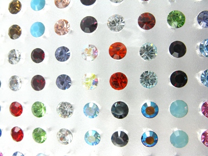Swarovski Post Earrings 6 pairs-Sterling Silver Earring Studs with Swarocski Crystals