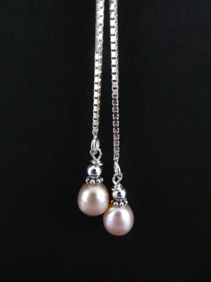 Duo Pink Pearl Necklace-