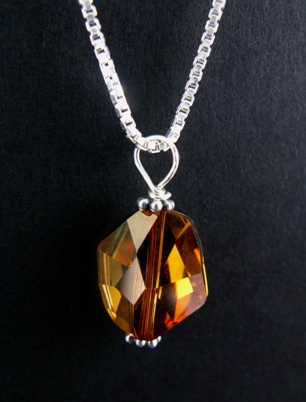Cosmic Crystal Copper Necklace-