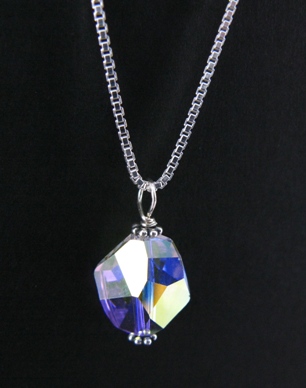 Cosmic Clear AB Necklace-