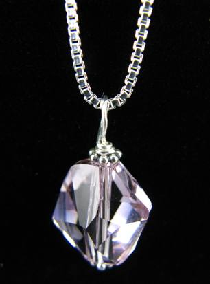 Cosmic Lt. Amethyst Necklace-Cosmic necklace, swarovski crystal necklaces