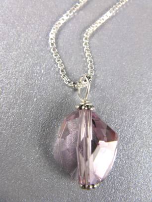 Cosmic Lt. Amethyst Necklace-Cosmic necklace, swarovski crystal necklaces