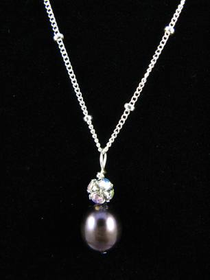 Pearl Pave Peacock-pearl necklaces