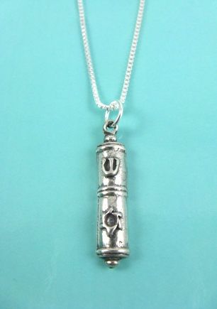 Jewish Mezuzah Necklace-Jewish Mezuzah Necklace