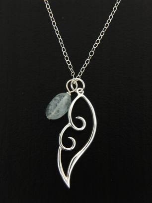 Wings Necklace-Sterling Silver Wings Necklace