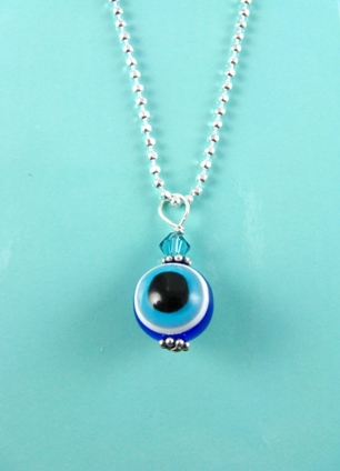 Evil Eye Necklace-Evil eye necklace
