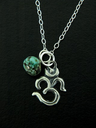 Ohm Yoga w/ Turquoise Necklace