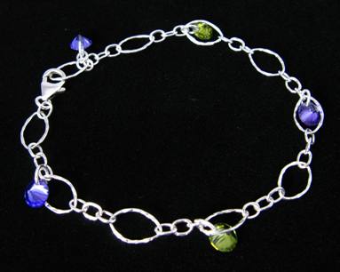 CZ Bracelet-Cubic Zirconia bracelet, CZ bracelet, sterling silver bracelets