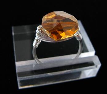Cosmic Ring - COP-Cosmic Rings, sterling silver rings, swarovski crystals rings, handmade rings