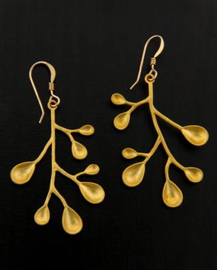 Golden Pods Earrings