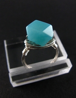 Amazonite Ring-Amazonite Sterling Silver Ring