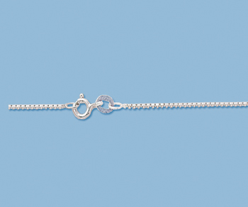 Box Chain 16"-sterling silver box chain