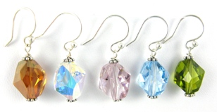 Cosmic Olivine Earrings-Cosmic olivine swarovski crystals earrings