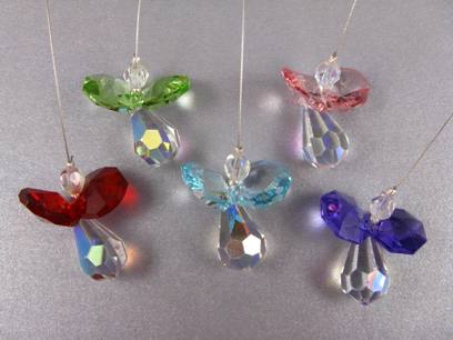 Crystal Angels-Hanging Crystal Angels
