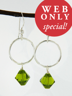 *Olivine w/ Ring Earrings
