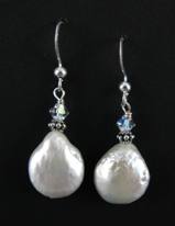 Coin Pearl Earrings