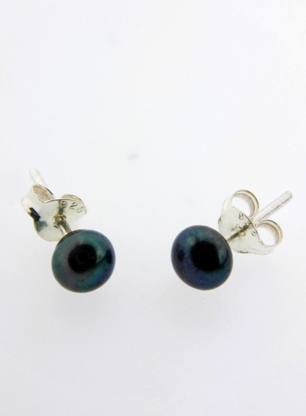 Pearl Studs Earrings in Peacock-Wholesale pearl studs earrings