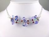 XOXO Necklace-XOXO Spring Swarovski Crystals sterling silver necklace
