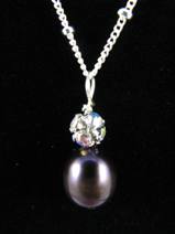 Pearl Pave Peacock-pearl necklaces