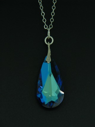 Moondrop Bermuda Blue Necklace