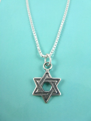Jewish Star of David Necklace-Star of David Necklace, judacia necklaces,