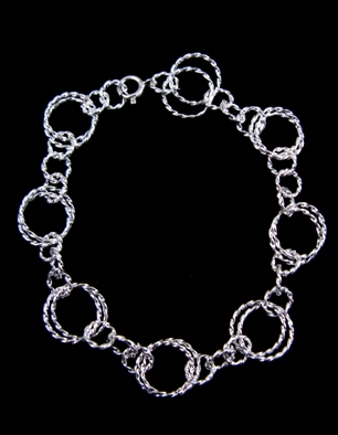 Elegantly Twisted-Wholesale sterling silver bracelet