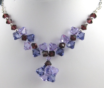 Fancy Necklace-Swarovski Crystals necklace