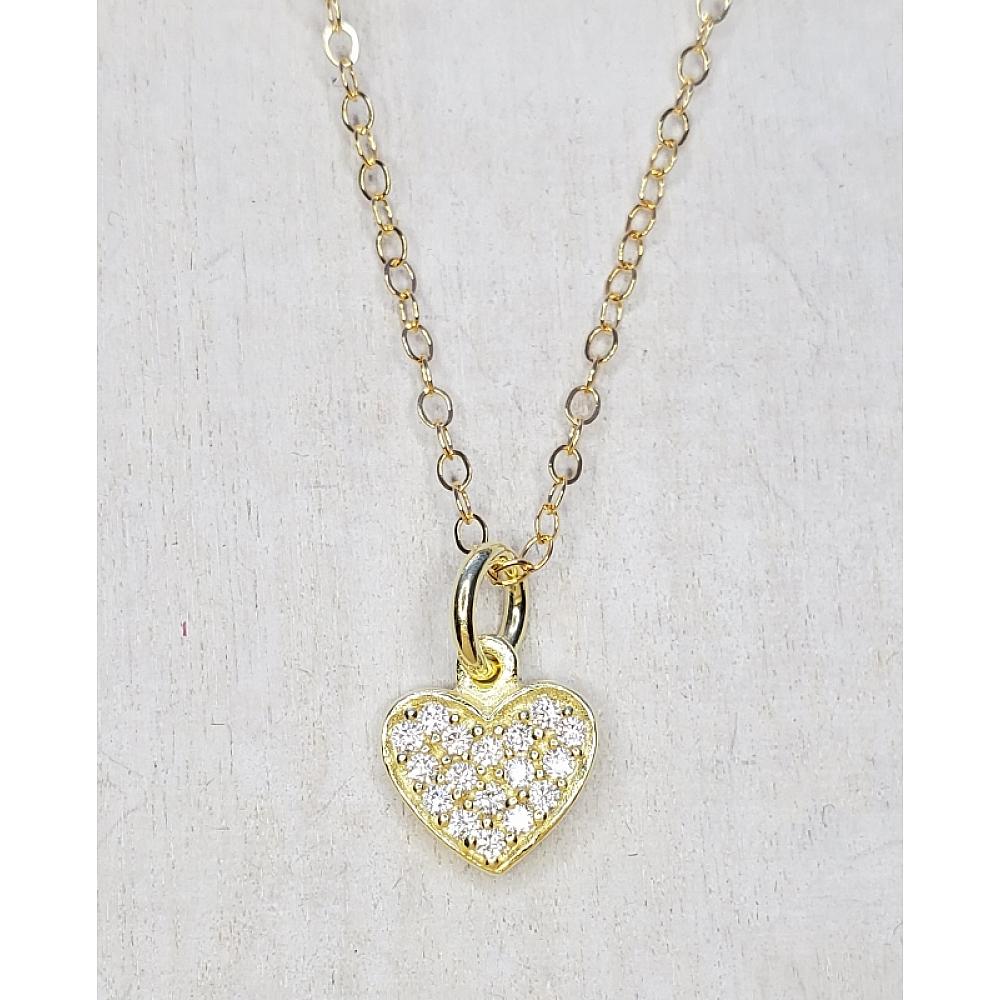 14K Gold Filled Tiny Heart Charms Clear Cz Micro Pave Pendant For Jewelry  Making Bracelets Necklaces Earring 910mm - Yahoo Shopping