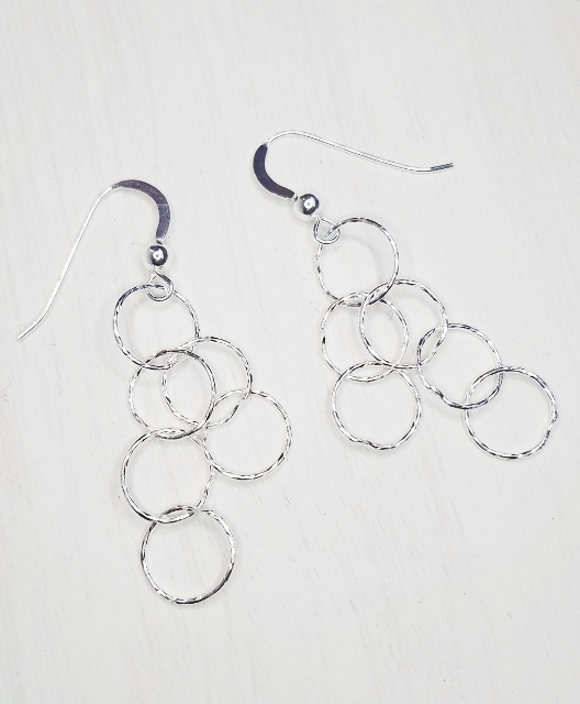Silver Spheres Earrings