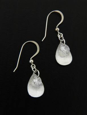 CZ Petal Drops in Clear