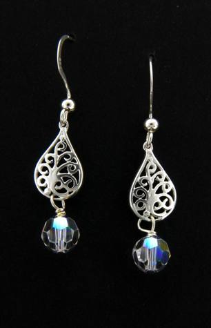 Crystal Clear Sparkles Earrings