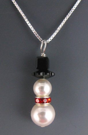 Frosty the Snowman Necklace