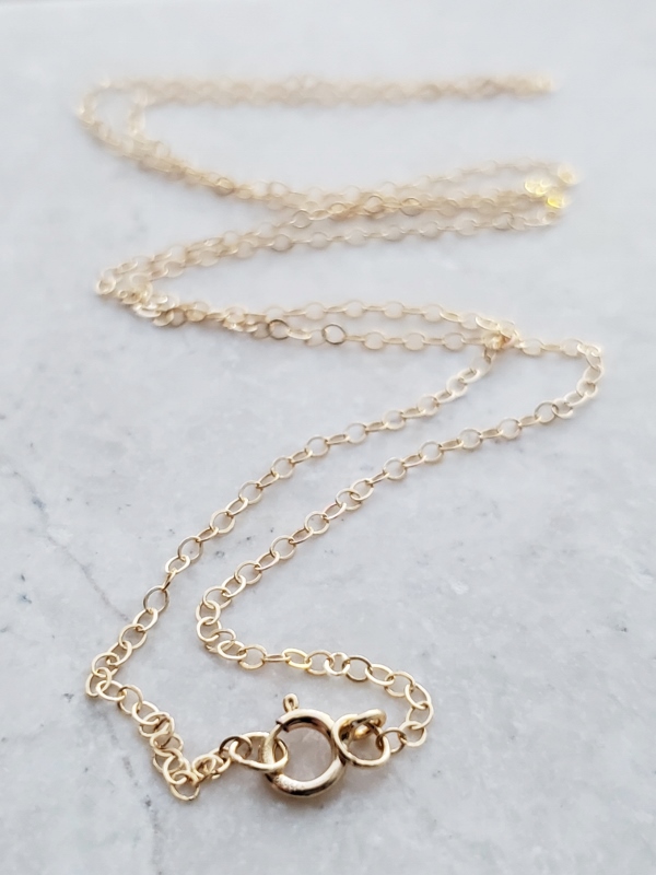 14K Gold Filled Cable Chain - 18"