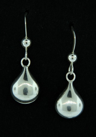 Silver Kisses Drop Earrings