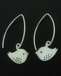 Silver Matte Spotted Bird