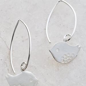Silver Matte Spotted Bird