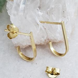 Gold Hook Bar Studs