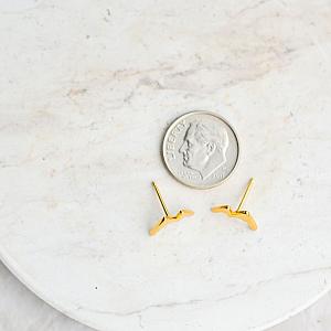 Gold Mountain Silhouette Studs